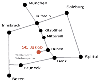 Haus Alpenheim St. Jakob, Anfahrt