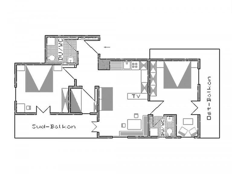 Haus Weiden Wohnung 3 Grundrissplan